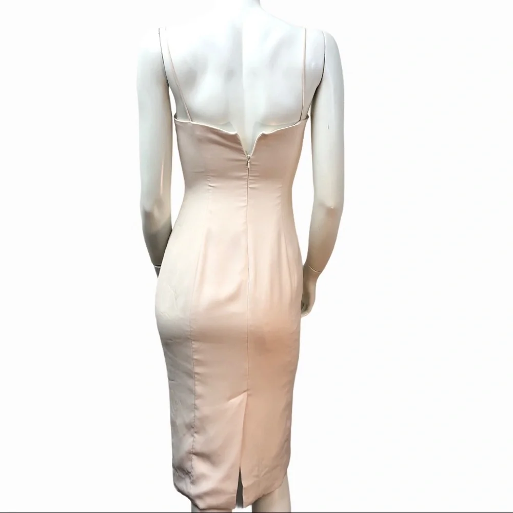5/$20 FAME and‎ PARTNERS nude bodycon dress 2